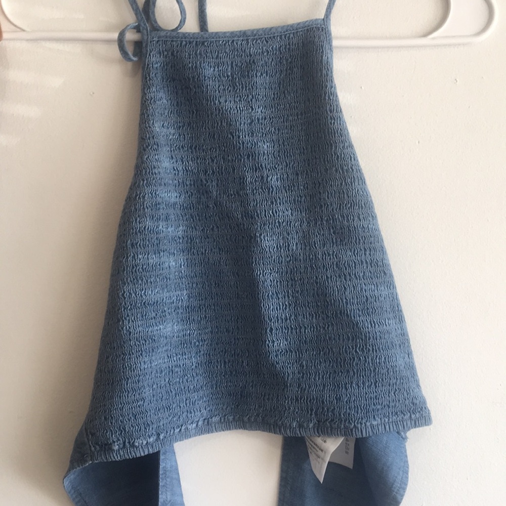 Hollister cropped halter top